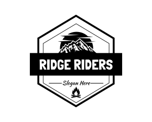 Mountain Outdoor Camp logo design