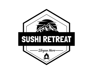 Mountain Outdoor Camp logo design