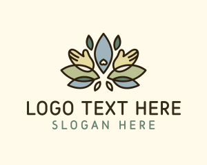 Lotus Hand Lineart logo