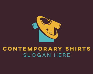 Sparkling Shirt Garment logo design