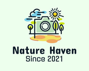 Camera Nature Photographer logo design