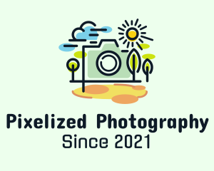 Camera Nature Photographer logo design