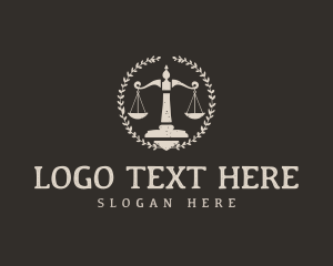 Vintage Legal Justice logo