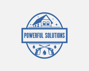 Roof Pressure Washing logo design