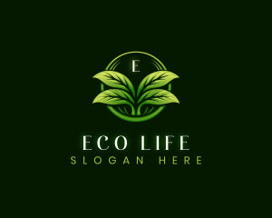 Leaf Landscaping Lawn logo design