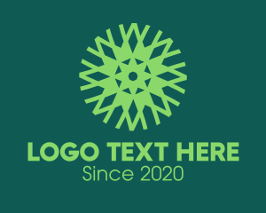 Green Eco Pattern logo