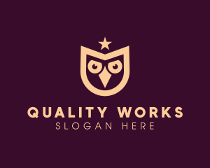 Star Owl Bird logo