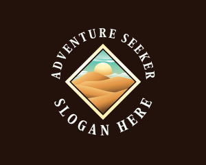 Desert Sun Adventure logo design