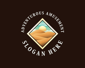 Desert Sun Adventure logo design