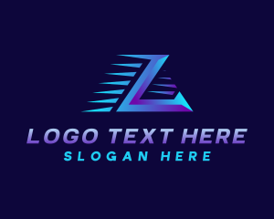 Logistics Moving Letter L logo