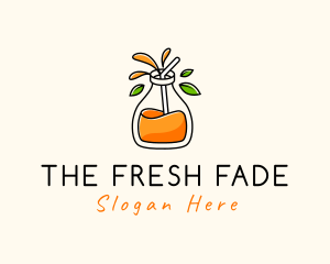 Fresh Orange Juice logo design