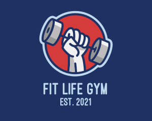 Dumbbell Hand Gym logo