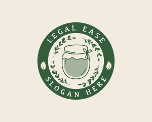 Beauty Leaf Jar  Logo