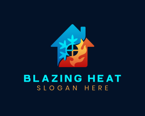 Ice Fire House logo design