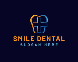 Dental Healthcare Cross logo design