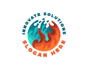 Water Fire Thermal Fuel logo