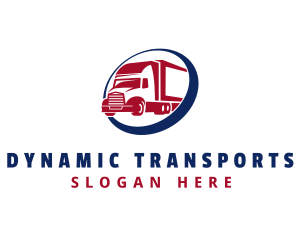 Express Freight Truck logo design