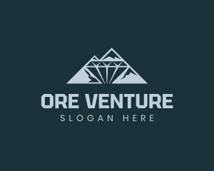 Mountain Diamond Mining logo design