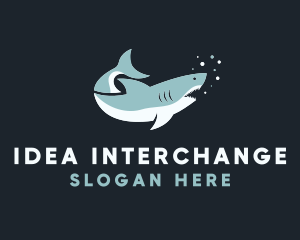 Great Ocean Shark logo design