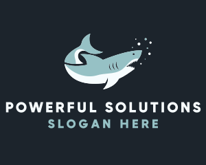 Great Ocean Shark logo design