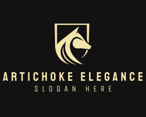 Horse Shield Equine logo design