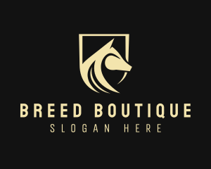 Horse Shield Equine logo design