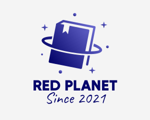 Book Library Planet  logo design