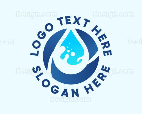 Fresh Water Droplet Logo