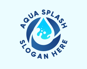 Fresh Water Droplet logo design