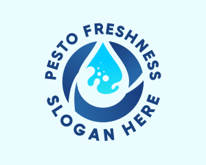 Fresh Water Droplet logo design