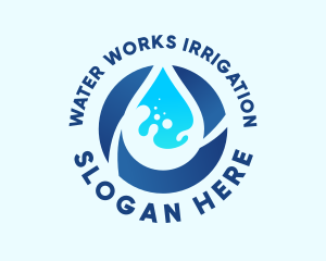 Fresh Water Droplet logo design