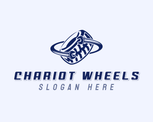 Car Wheels Mechanic logo design