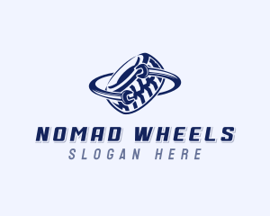 Car Wheels Mechanic logo design