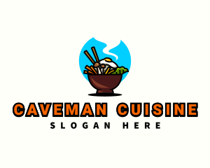 Korean Cuisine Restaurant logo design