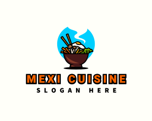 Korean Cuisine Restaurant logo design