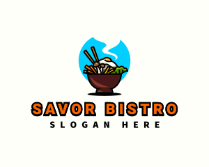 Korean Cuisine Restaurant logo design