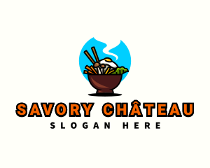 Korean Cuisine Restaurant logo design