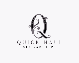 Antique Fashion Jewelry Letter Q logo design