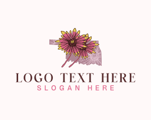 Oklahoma Indian Blanket Flower logo