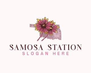 Oklahoma Indian Blanket Flower logo