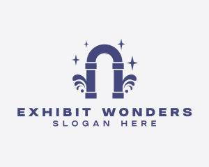 Elegant Arch Pillar logo