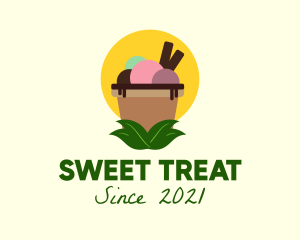 Healthy Ice Cream Sundae logo