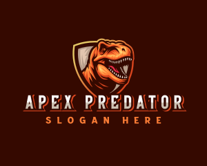 Tyrannosaurus Predator Gaming logo design