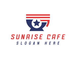 American Cafe Coffee logo design