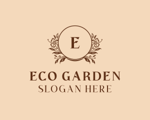 Flower Nature Garden logo design