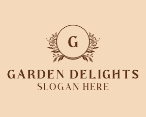 Flower Nature Garden logo design