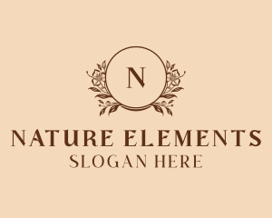 Flower Nature Garden logo design