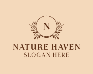 Flower Nature Garden logo design