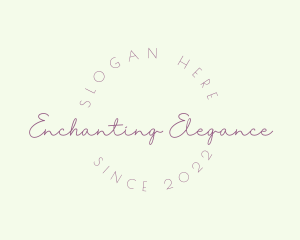 Elegant Feminine Salon logo design