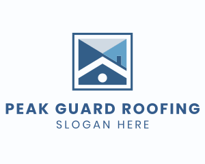 House Roof  Building logo
